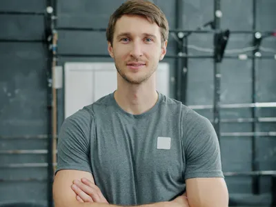 Trainer One in the gym